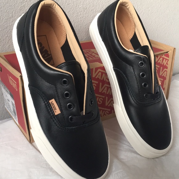 vans era lux leather